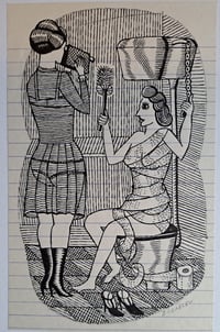 Image 1 of Original Drawing - QV3 - The Red Loo