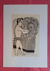 Image 2 of Original Drawing - QV4 - Happy Hour