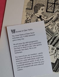 Image 3 of Original Drawing - QV5 - Welcome to Quo Vadis