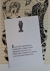Image 3 of Original Drawing - QV6 - Dancing on the Banquettes