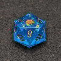Image 2 of Ancient Crystal - 8 Piece Dice Set (B Grade)
