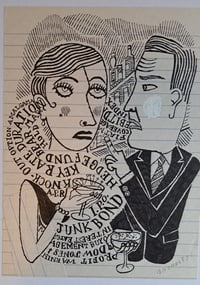 Image 1 of Original Drawing - QV 12 - Mundane Frippery