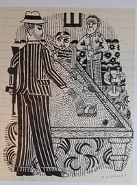 Image 1 of Original Drawing - QV13 - No Gangsters