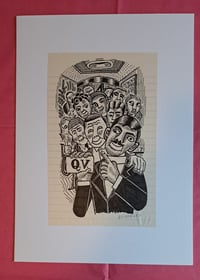 Image 2 of Original Drawing - QV 15 - Fine Print (Guests)