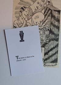 Image 2 of Original Drawing - QV 18 - The Piano