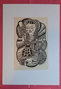 Image 1 of Original Drawing - QV 19 - Virgin/Bloody Mary