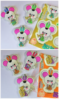 Image 4 of Band of Mice Mini Make cut and sew panels -  2 Sets 