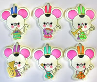 Image 1 of Band of Mice Mini Make cut and sew panels -  2 Sets 