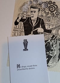 Image 3 of Original Drawing - QV 21 - No Drugs