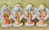 Image 1 of ✨LAST FEW✨Retro Beehived Angel Christmas Decorations - Medium Size