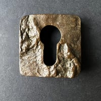 Image 6 of Bronze Door Furniture Set with Tree Bark Design