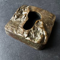 Image 7 of Bronze Door Furniture Set with Tree Bark Design