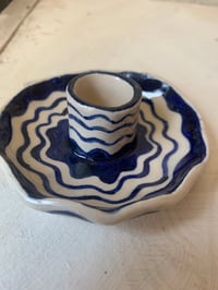 Image 2 of Small wavy candle stick holder