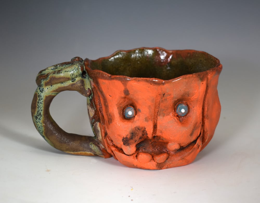 Image of Charlie, Pumpkin Mug 2