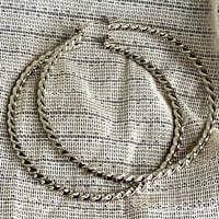 Image 1 of Twist Hoop Earrings