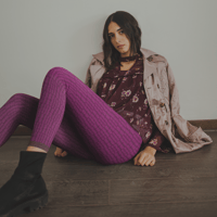 Image 1 of Clematis Shadows Women's Yoga Leggings