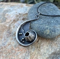 Image 4 of Silver barnacle wave pendant