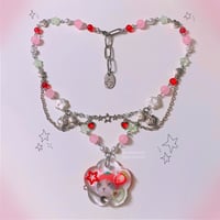 STRAWBERRY NECKLACE ⋆｡‧˚ʚ🍓ɞ˚‧｡⋆