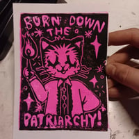 Image 1 of Burn Down The Patriarchy! II Postcard 