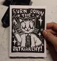 Image 2 of Burn Down The Patriarchy! II Postcard 