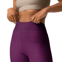 Image 2 of Clematis Shadows Women's Yoga Leggings