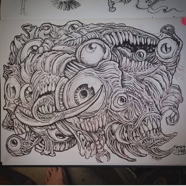 Image of Biomech glob #7