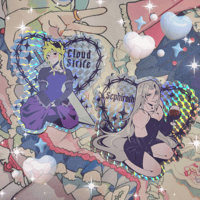 Cloud and Sephiroth Dress Stickers