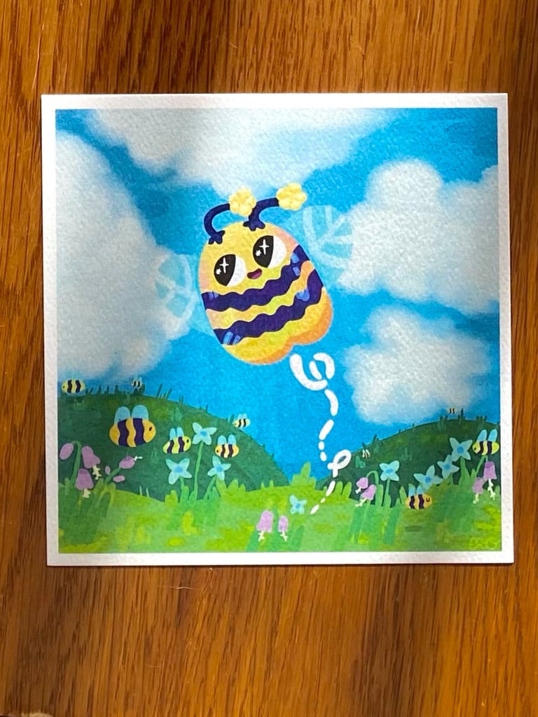 Bee Yourself — art print
