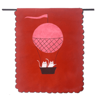 Hot Air Balloon Adventure Pennant