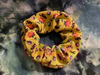Image 2 of WSP Secret Stash Scrunchie Yellow