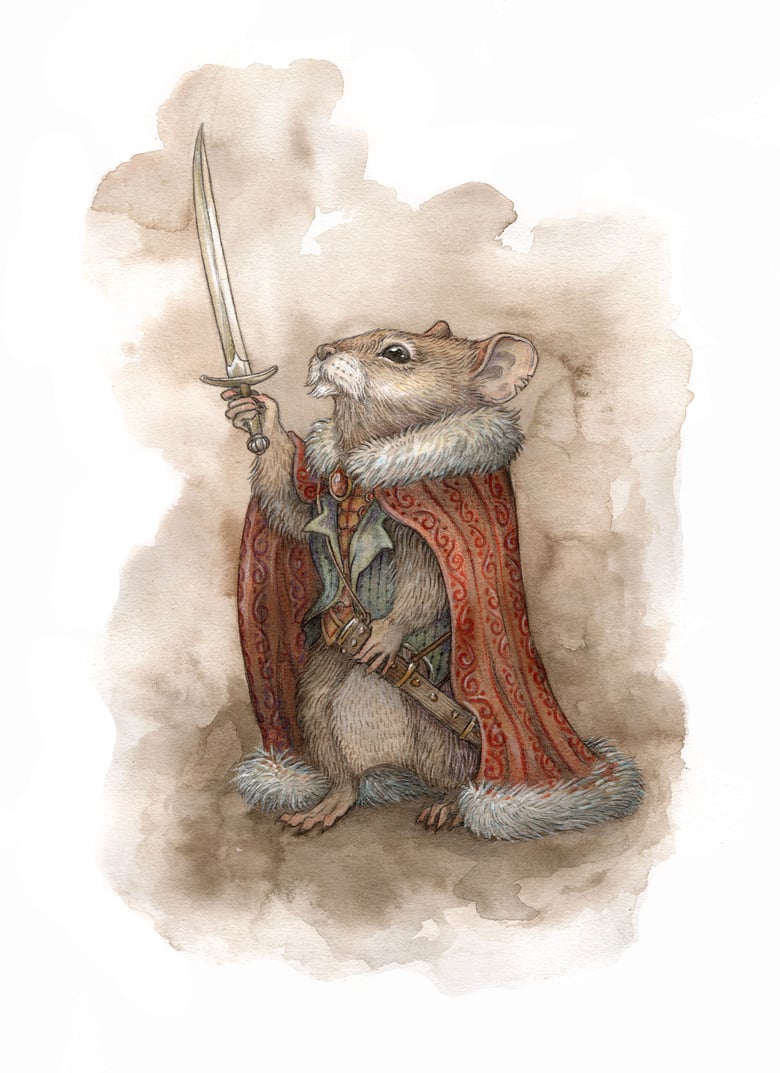 Image of 'The Mouse King' Original Artwork by Adam Oehlers 