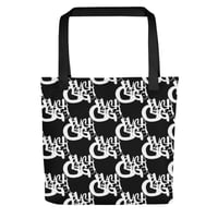Image 2 of Black Cargo  - Contemporary Urban Art Apparel  for the Woke - Script - Tote bag