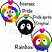 Image of Pride sprite collection sticker