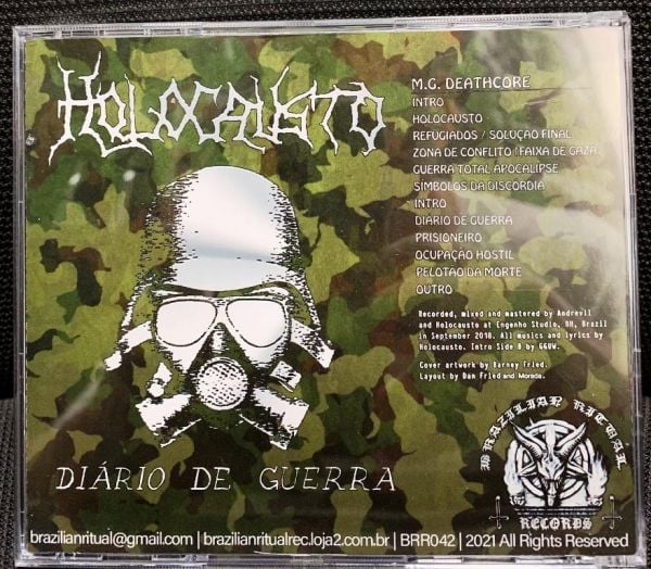 HOLOCAUSTO - WAR DIARY CD (SLIP CASE and SILVER HOT STAMP)