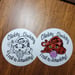 Image of Attack-kitty circle Sticker DISCONTINUEING