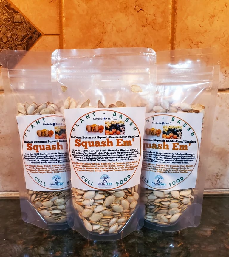 HIGH PROTEIN Butternut Squash Seeds-Protein/Parasite Powder:Diabetes-Bones-Prostate-Mental Disorders