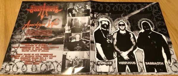 GOATPENIS - Apocalypse War 12" LP+DVD (+double Insert, + Poster)