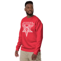 Image 3 of DASHERGRAM Unisex Premium Sweatshirt RED