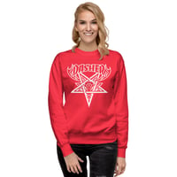 Image 5 of DASHERGRAM Unisex Premium Sweatshirt RED