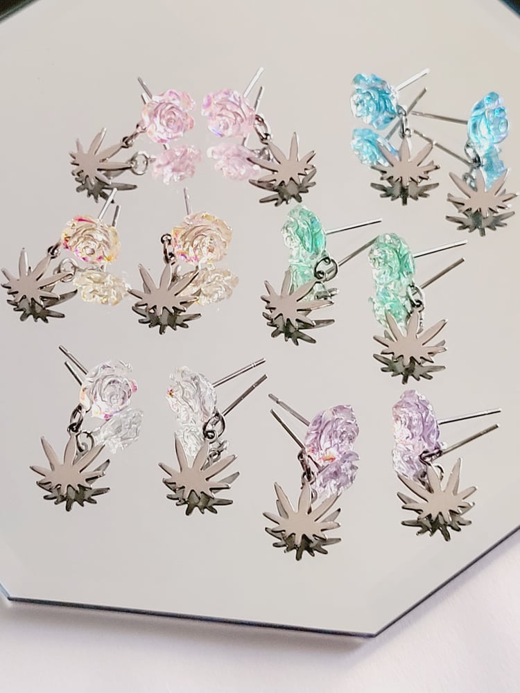 Image of HBC♡ Mini "Rose Bud" Earrings