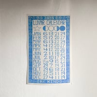 2025 Lunar Calendar - Cornflower