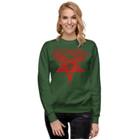 Image 4 of DASHERGRAM Unisex Premium Sweatshirt GREEN