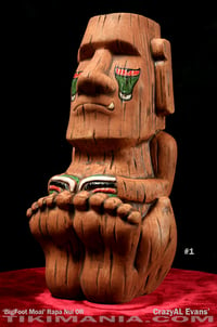 Image 1 of The Crazy 'BigFoot Moai' 1 of 1 Artist Proof #1 !!