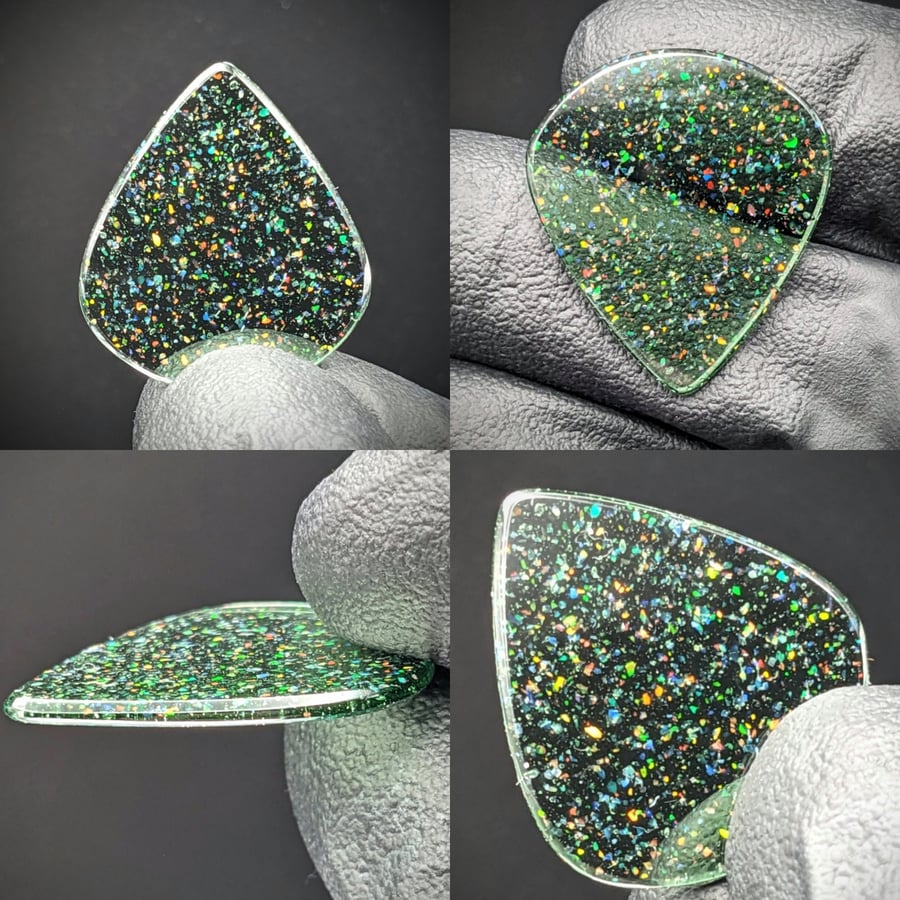Image of Crushed Opal Picks - Jazz III size 