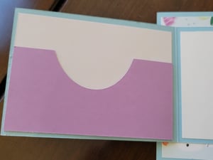 Image of Snow Friends- light blue (gift card/money holder)