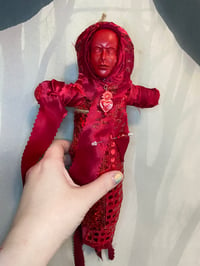 Image 2 of Red Love Voodoo Doll by Ugly Shyla 