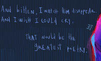 Image of " and I wish I could cry", 2024