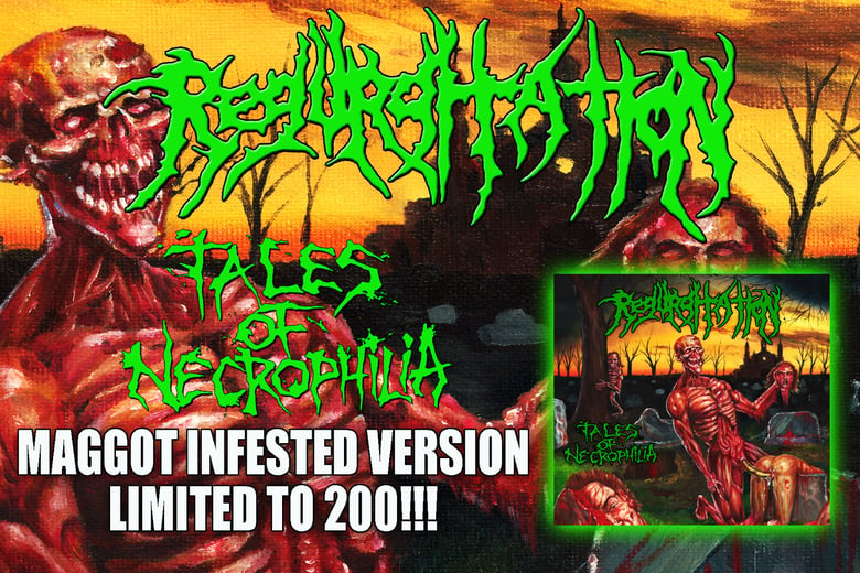 Image of REGURGITATION - Tales of Necrophilia CD (Maggot infested version LTD 200)