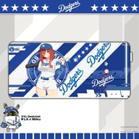 Image 2 of Dodgers x Waifus / V.2 DESK MATS 