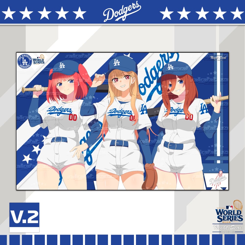 Image of Dodgers x Waifus V.2